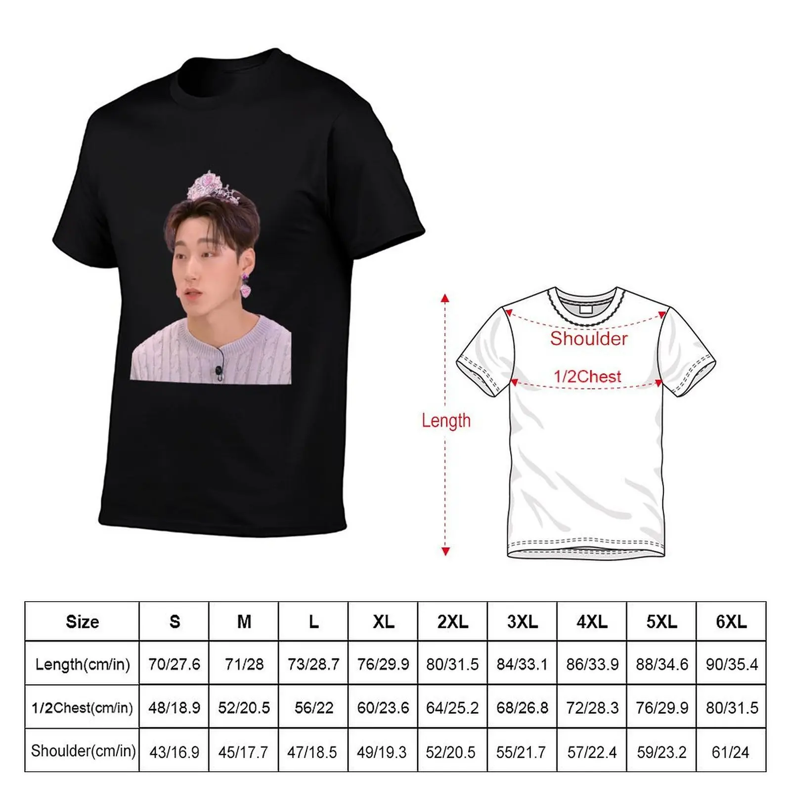 san ateez T-Shirt man clothes summer tops plain black t shirts men
