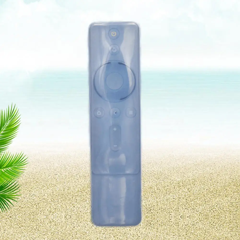 Compact  Cover Soft Transparent Remote Controller Cover Convenient Solid Color Shell