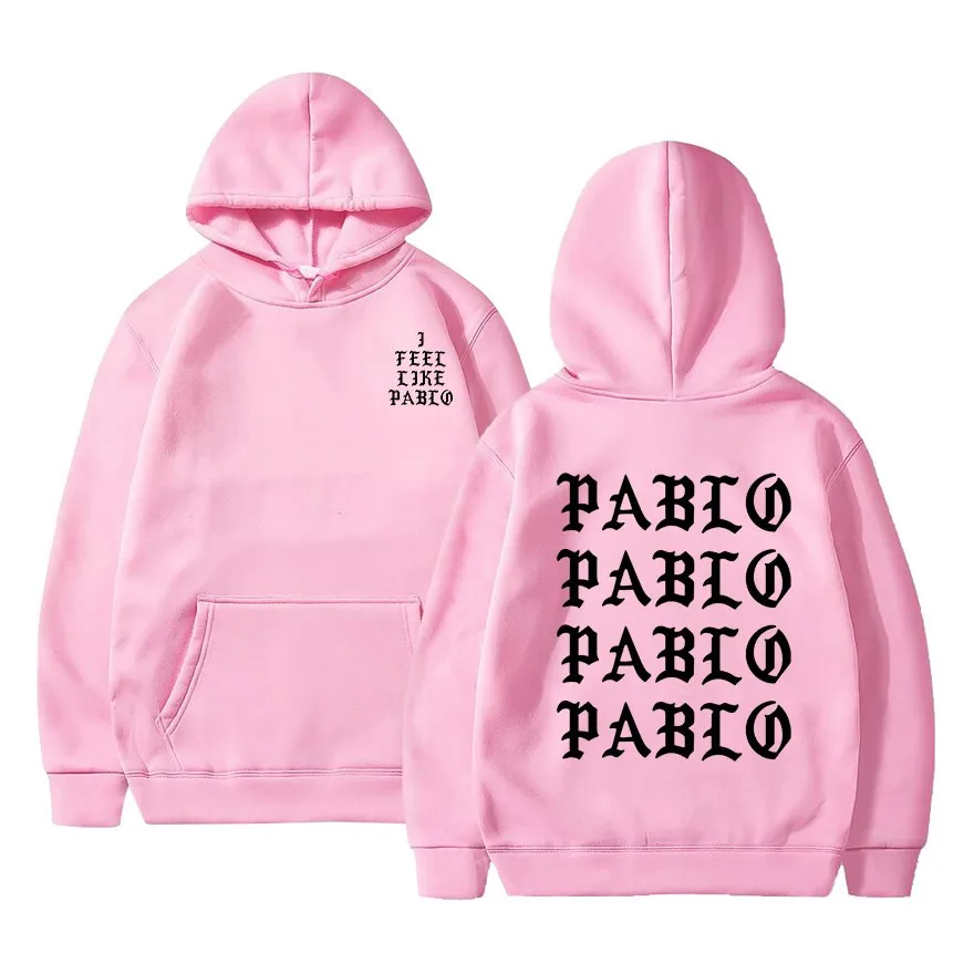 I Feel Like Paul Pablo Kanye West sweat homme hoodies men Sweatshirt Hoodies Hip Hop Streetwear Hoody pablo hoodie