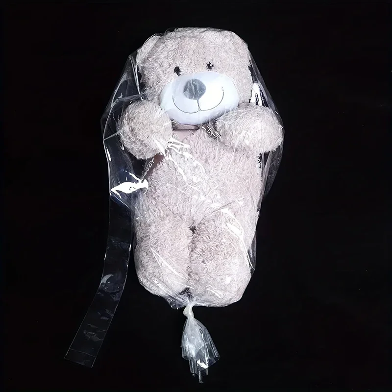 5–20 Stück Bobo-Ballon mit breitem Hals, 76,2 cm, Doppelanschluss, gestreckter, transparenter Blasenballon für Partyballon, Geburtstagsballon, Hochzeit