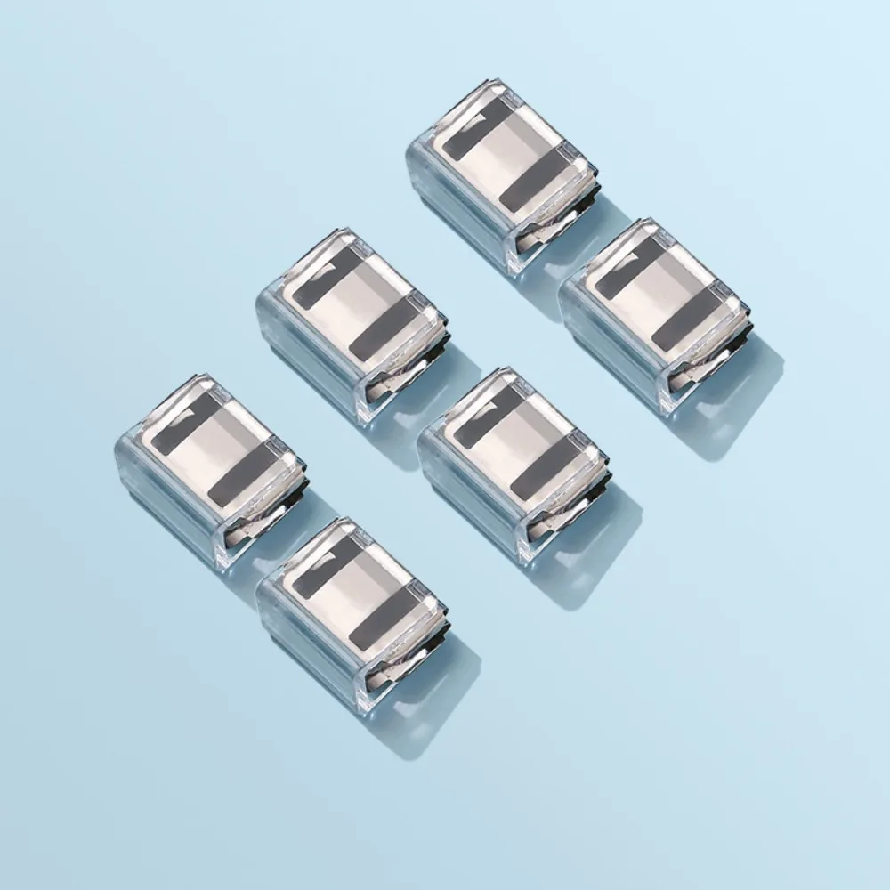 

1/10pcs Reusable Push Clips Clear Invisible Binder Clips Page Corner Anti-Curl No-Damage Trouser Hem Clips Document Organizer