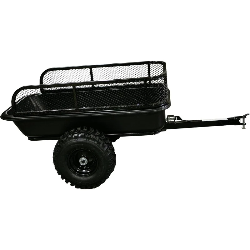 

Impact Implements 1500lb Poly Tub Utility Cart Cargo Trailer. Tilt Bed & Foot-Release Dump for ATV's, UTV's,