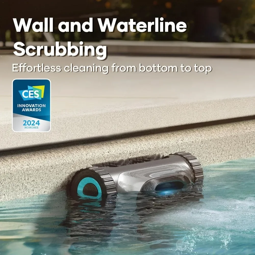 S1 Pool Vacuum for Inground Pools, Cordless Robotic Pool Cleaner, Wall Climbing, Smart Navigation