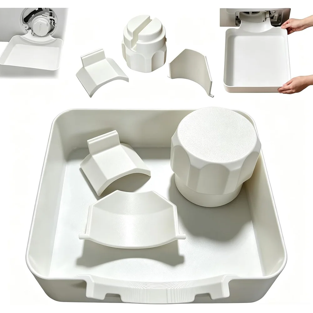New Washer Drain Pan, Washing Machine Drain Pan, Leak-Proof Drip Tray, Easy to Install, Suitable