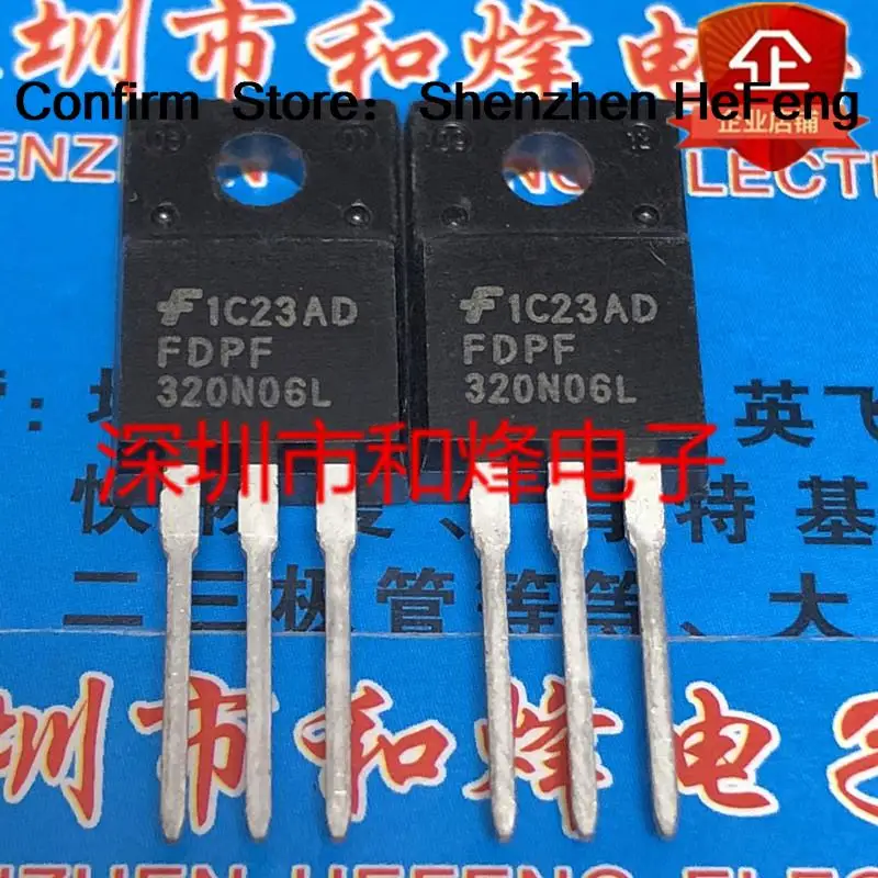 5PCS-10PCS FDPF320N06L  TO-220F 60V 21A   Original On Stock Quicky Shipping