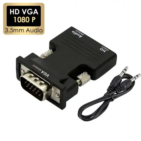 HDMI to VGA Converter with Audio 1080P OllyMurs