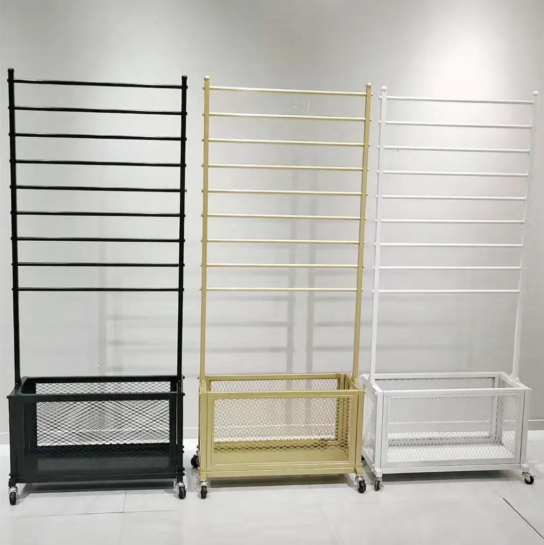 رف عرض الوشاح، رف عرض متجر لبيع الملابس من الأرض إلى السقف #2