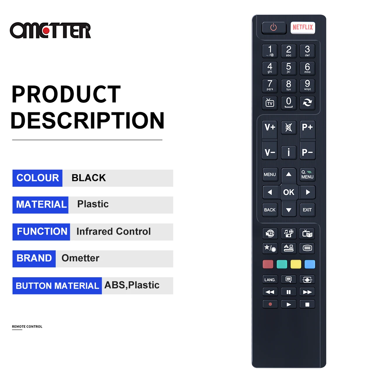 RC48125 30089237 per PANASONIC TV Telecomando RC48127 TX-40CX400 TX-40CX400B TX-48CX400 TX-48CX400B TX-55CX400 TX-55CX400B