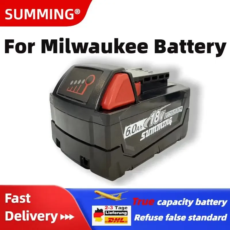 Originele 18V 9.0Ah Vervangende Lithium Ion Batterij Voor Milwaukee M18 Power Tool Batterijen 48-11-1815 48-11-1850 48-11-1860 Z50