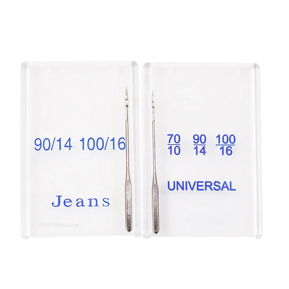20Pcs Sewing Machine Needles Jeans Universal Regular Point #70-100 Stainless Steel Sewing Needle for Sewing Machine Accessories