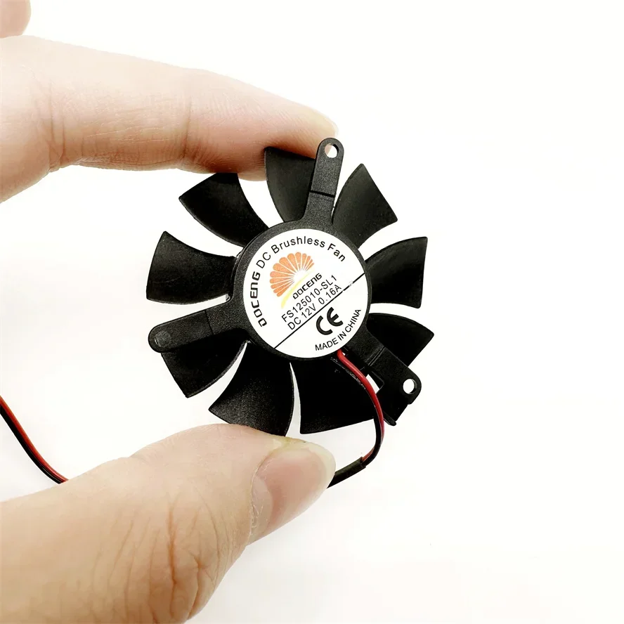 High Quality Ultra Quiet 45MM Diameter VGA Fan Fan Blade  39mm Hole Spacing 12V 0.16A 2pin