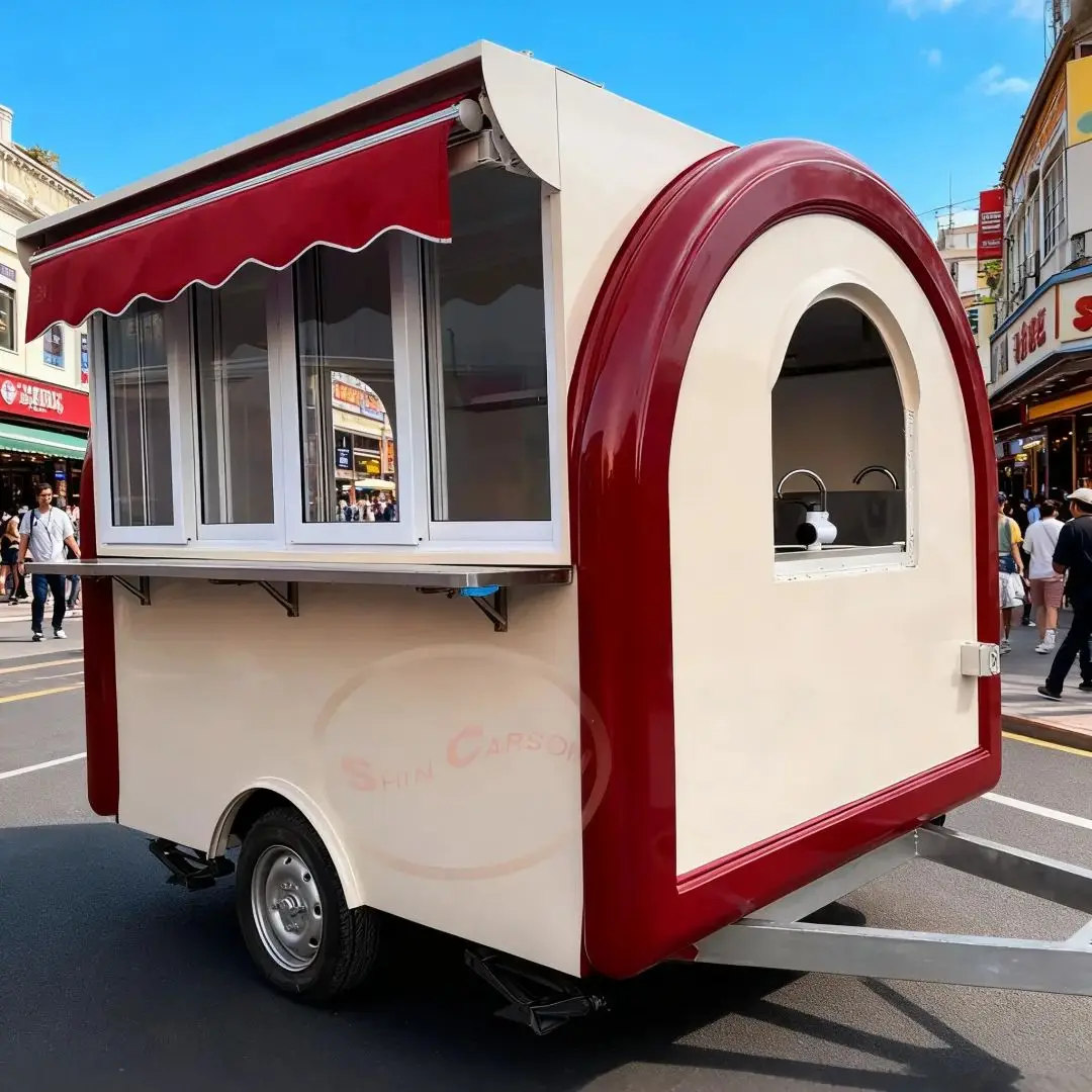 Electric Mobile Food Truck for Sale CE Certified Wide Usage Dining Car Portable Kitchen for Street Food Catering