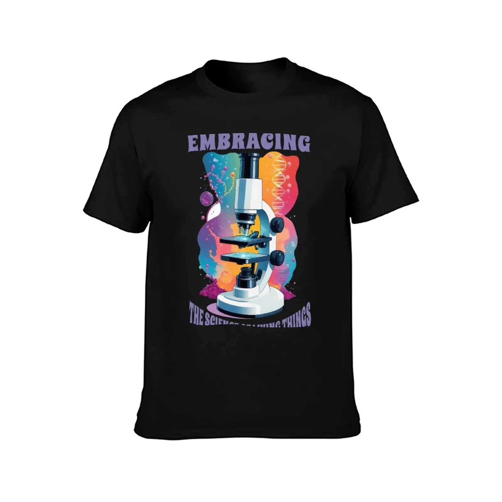 Cellfie Biology Microbiologist Microscope Cytologist T-Shirt Summer Casual Cotton Tee Oversized Streetwear Tops 100% Cotton