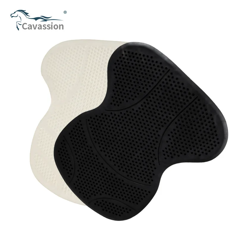 

Cavassion Silicone Pad Equestrian Breathable Non-slip Shock Absorbing Silicone Anti-wear Saddle Pad Harness