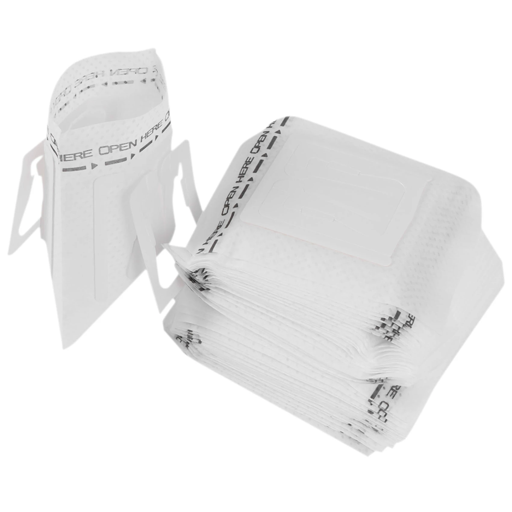 AAAF 100 ชุดผสมถุงกรองกาแฟและกระดาษคราฟท์ถุงกาแฟแบบพกพา Office Travel กาแฟหยดตัวกรองชุดเครื่องมือ