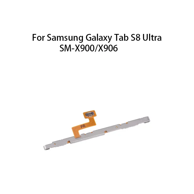 Power ON OFF Mute Switch Control Key Volume Button Flex Cable For Samsung Galaxy Tab S8 Ultra SM-X900/X906