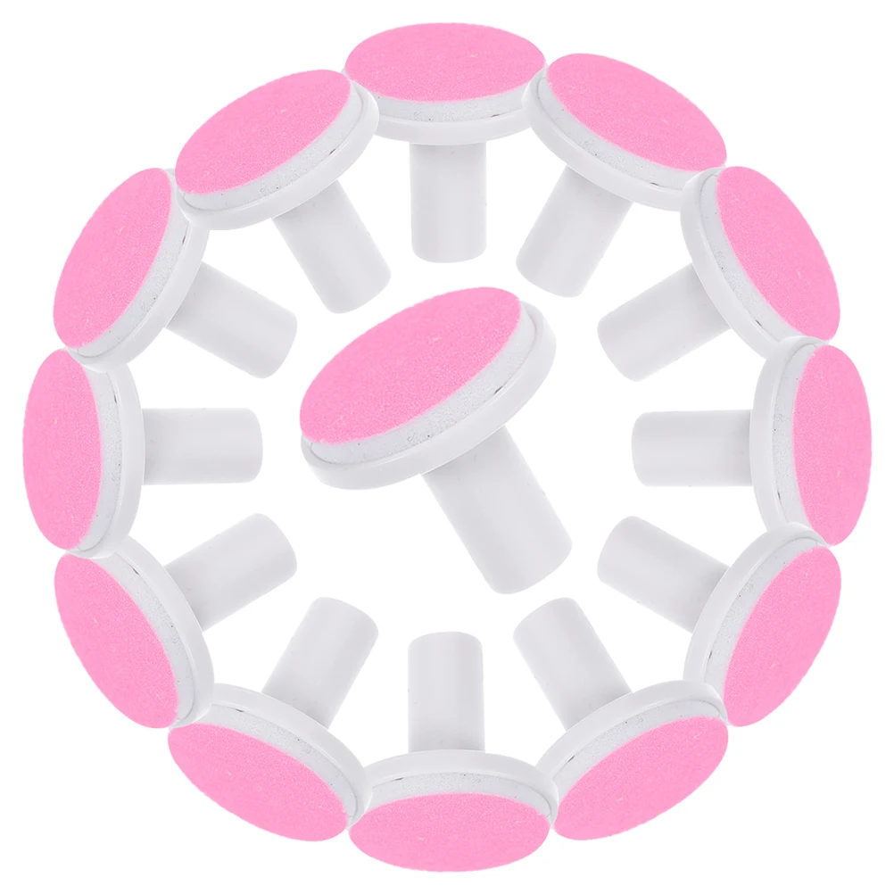 

24pcs Electric Nail Grinder Heads White Replacement Pads for Adult Trimmer File Durable Material Suitable Home Salon Use