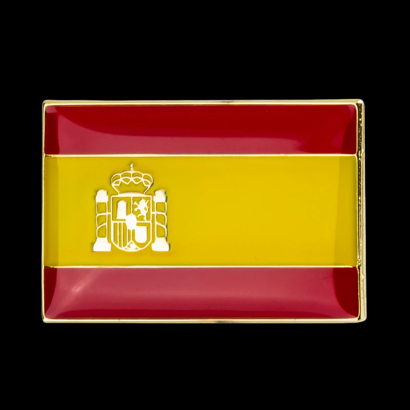 Spain Flag Badge Brooch Natinal Lapel Pins Flag Lapel Pins Country Flag Badge