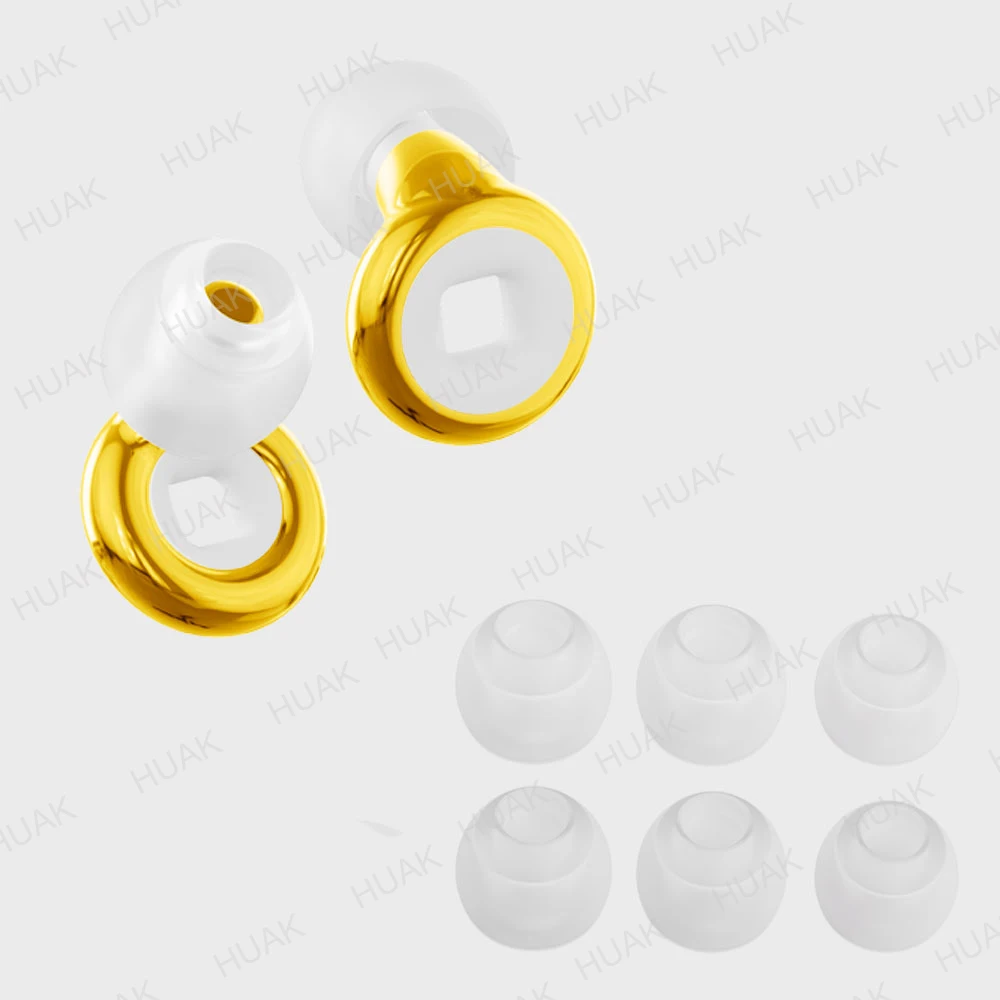 

Высококачественные беруши HUAK – многоразовые шумопоглощающие наушники для езды на мотоцикле, сна, путешествий и концертов, 8 насадок размеров XS/S/M/L