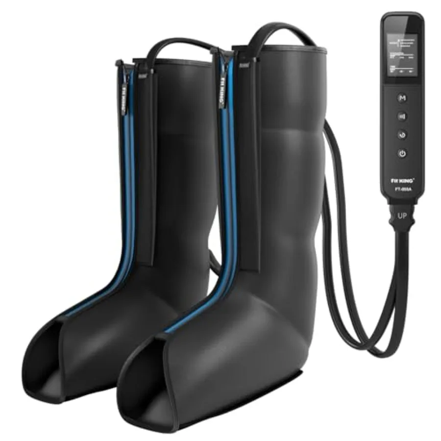 

Массажер для ног: усовершенствованный массажер для стоп и икр с воздушной компрессионной терапией, последовательное компрессионное устройство, массажные ботинки для улучшения кровообращения