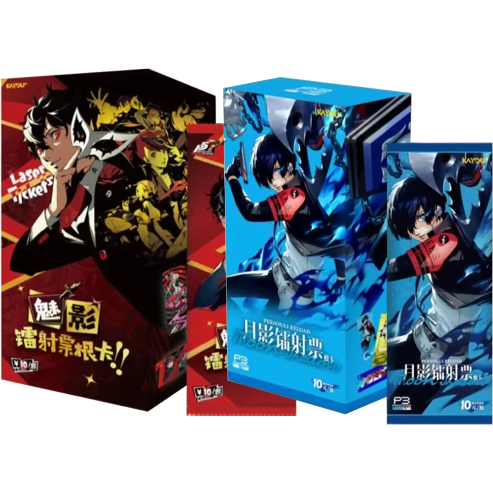 

KAYOU натуральная карта Persona March Shadow Royal Phantom цветная бумага лазерный билет Stub Card аниме Коллекционная карта игрушки подарки