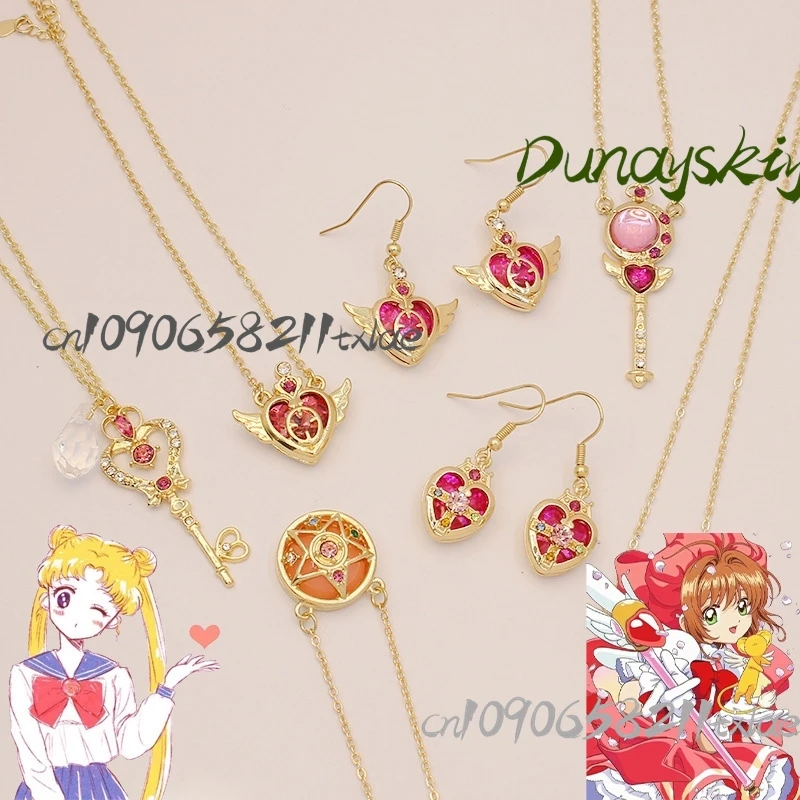 

Сейлор, потому что Cardcaptor, Сакура Луна, аниме, костюмы для косплея, аксессуары, Гайнсай Кин, каваи, подарок, высокое качество, косплей на Хэллоуин