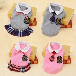 Couple Pet Dog Uniform Clothes for Small Medium Dogs Costume  Puppy Pet Shirt Clothes for Dogs