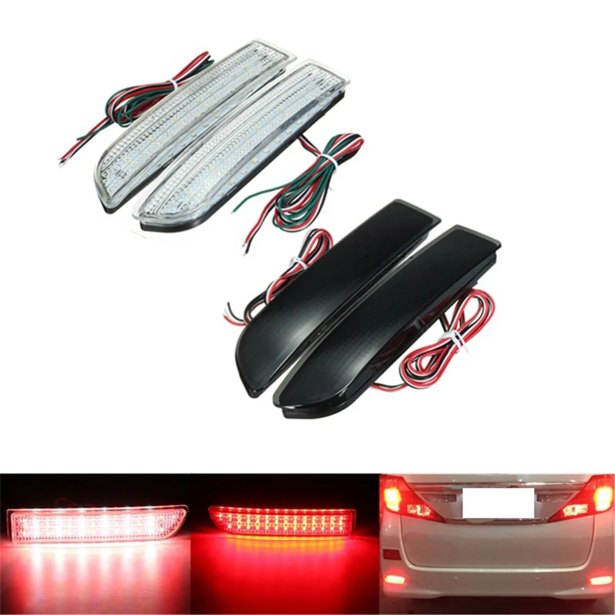 

Durable LED Rear Bumper Reflector Lamp for Toyota Avensis/Alphard Mki/Rav4 A