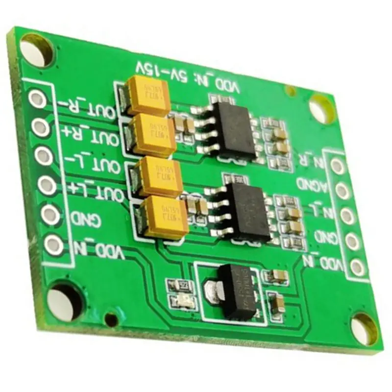 A37T-New Audio Single-Ended Analog Input To Differential Balanced Analog Output Module Conversion Board Differential