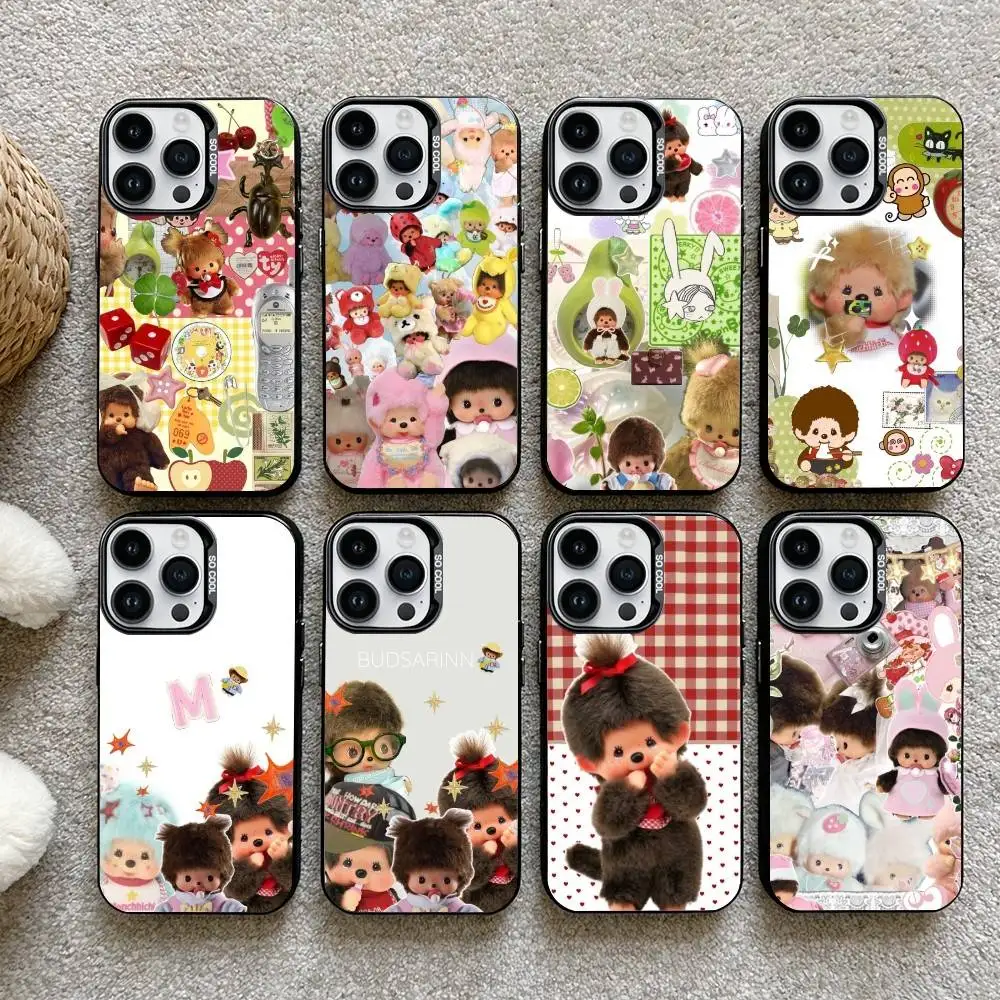 

Cute M-monch-hichis Phone Case For iPhone 16,15,14,13,12,17,Pro,MAX Black Matte Shockproof Cover