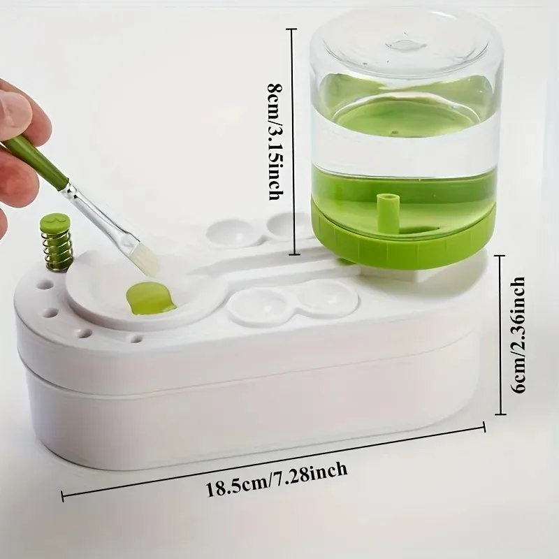 Paintbrush Cleaner, Art Tool, Water Droplet with Water Circulation System for Watercolor Brushes image 5