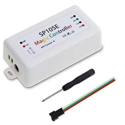 Sp105E Magic Controller Bluetooth-Compatible Dc5-24V 2048 Pixels For Ws2811 2812 2801 6803 Led Strip Support Ios / Android App