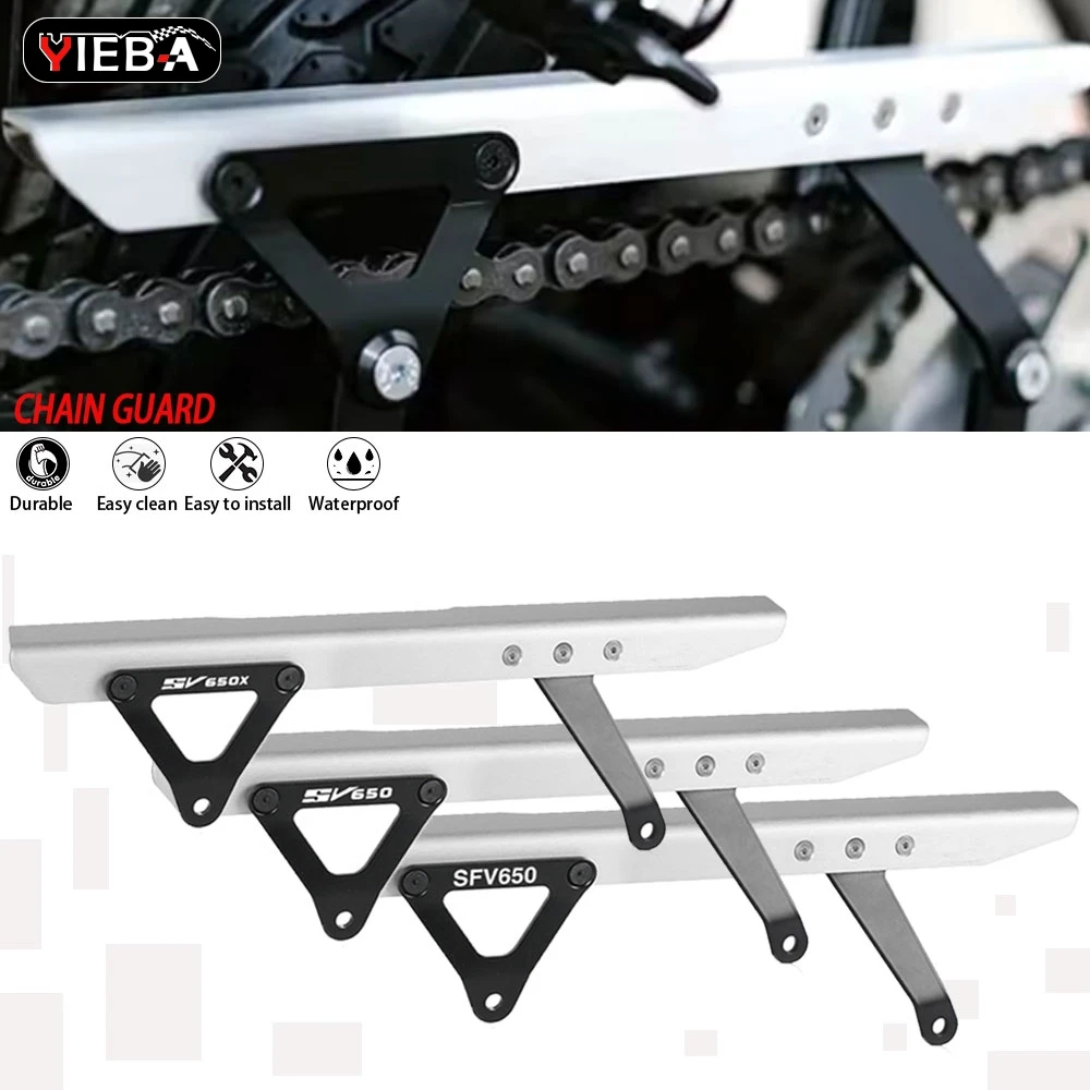 

Motorcycle Rear Chain Cover Guard Sprocket Protector For SUZUKI SV650 SV 650 650X 2018-2026 SV650X ABS SFV650 Gladius 2009-2015