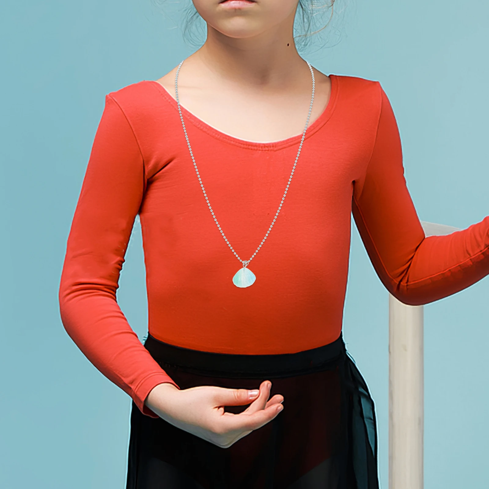 

2 Pcs Shell Necklace Necklaces for Women Tea Party Accessories Girls Summer Jewelry Little Choker Statement Miss