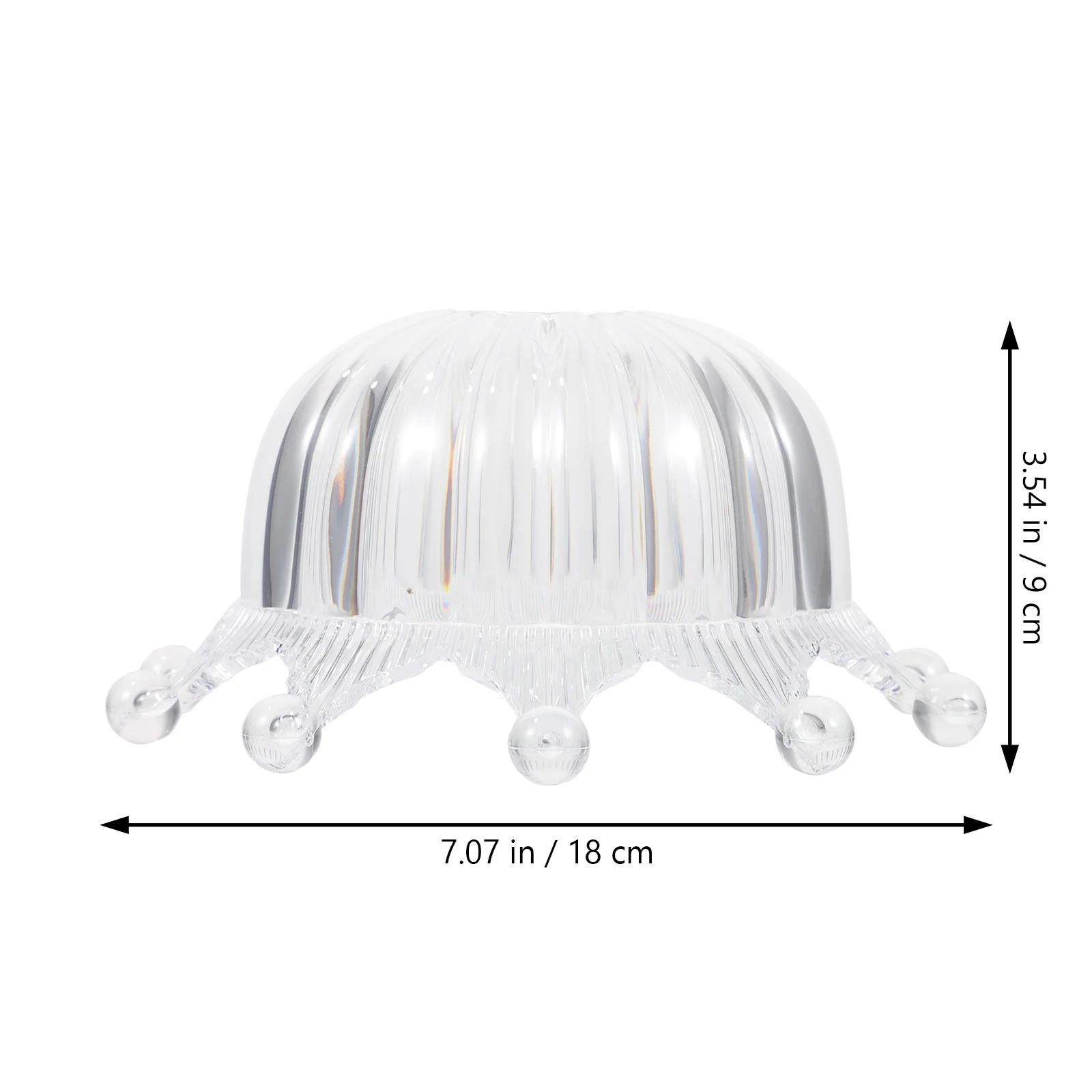 

Clear Acrylic Lamp Shade Decorative Chandelier Light Cover Easy Install Home Hotel Restaurant Lamp Shades Replacement Lampshade
