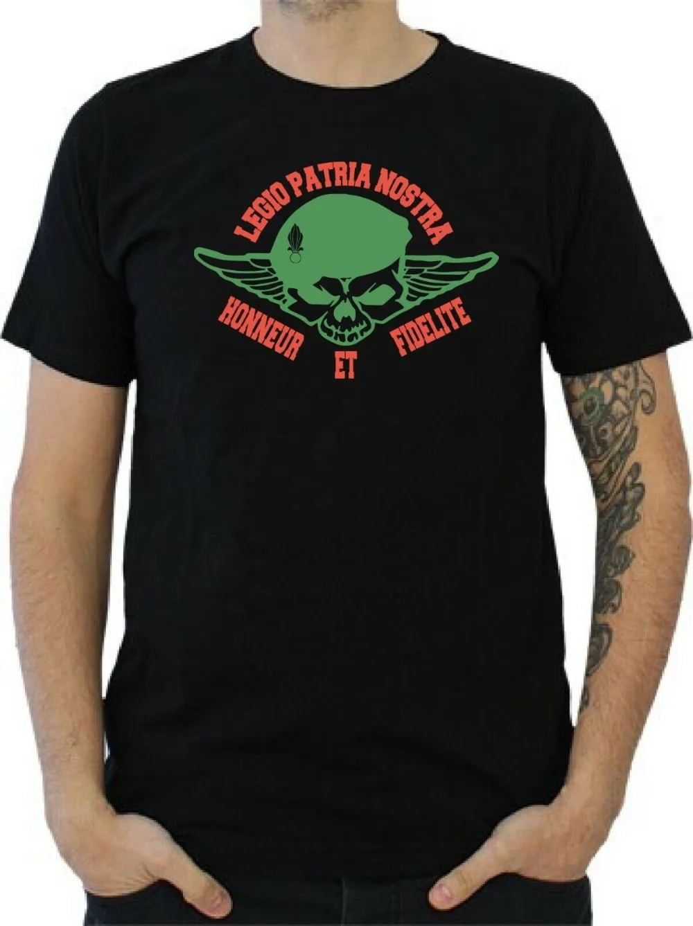 

French Legion Etrangere Legio Patria Nostra Men T-Shirt Short Sleeve Casaul 100% Cotton T Shirts
