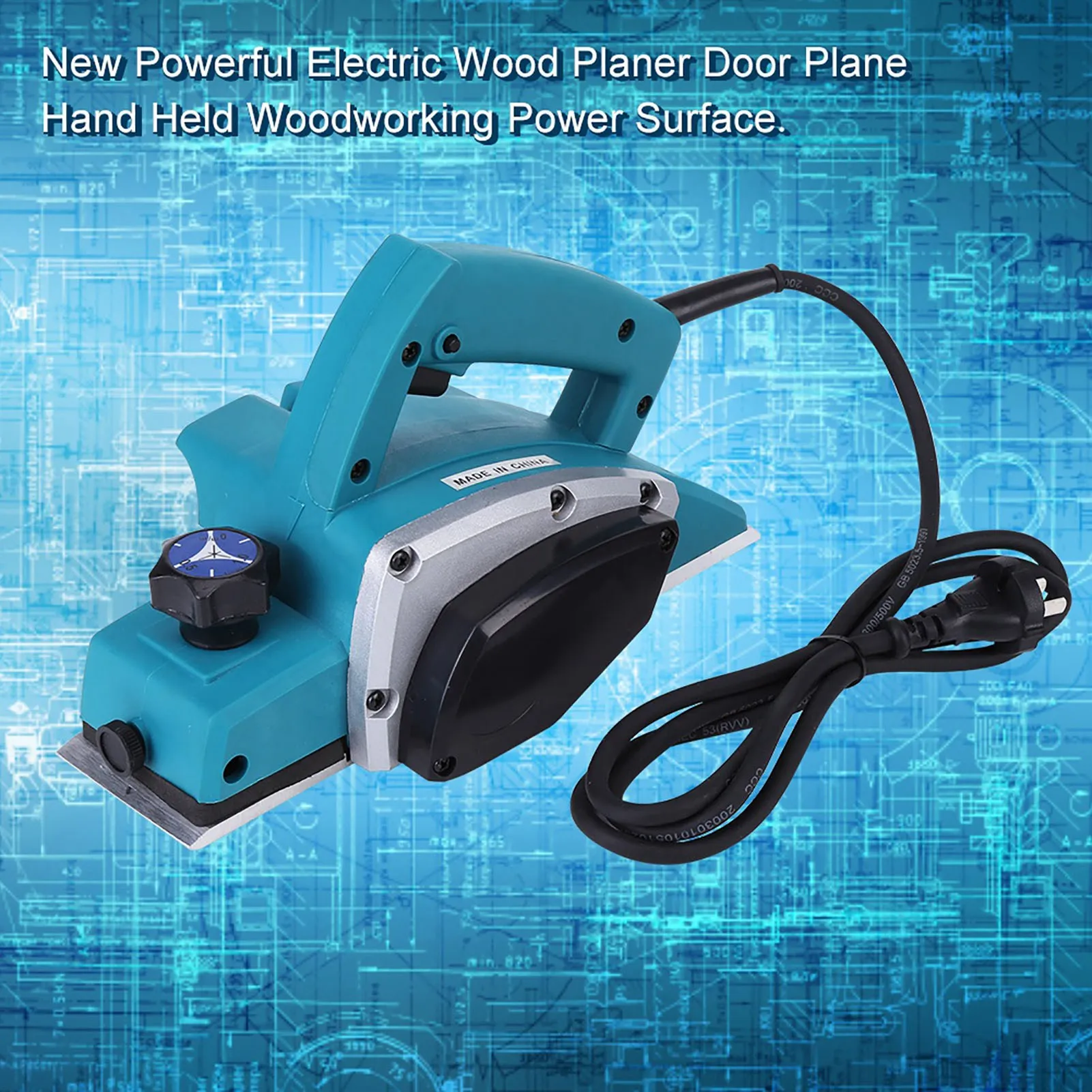 

Eectric planer Portable Electric Wood Planer Hand Held Woodworking Power Tool for Home Furniture Wood Planer Woodworking Tool