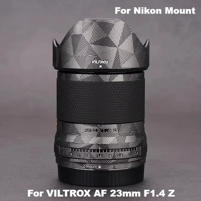 For VILTROX AF 23mm F1.4 Z Decal Skin Vinyl Wrap Film Camera Lens Body Protective Sticker Protector Coat (For Nikon Mount )