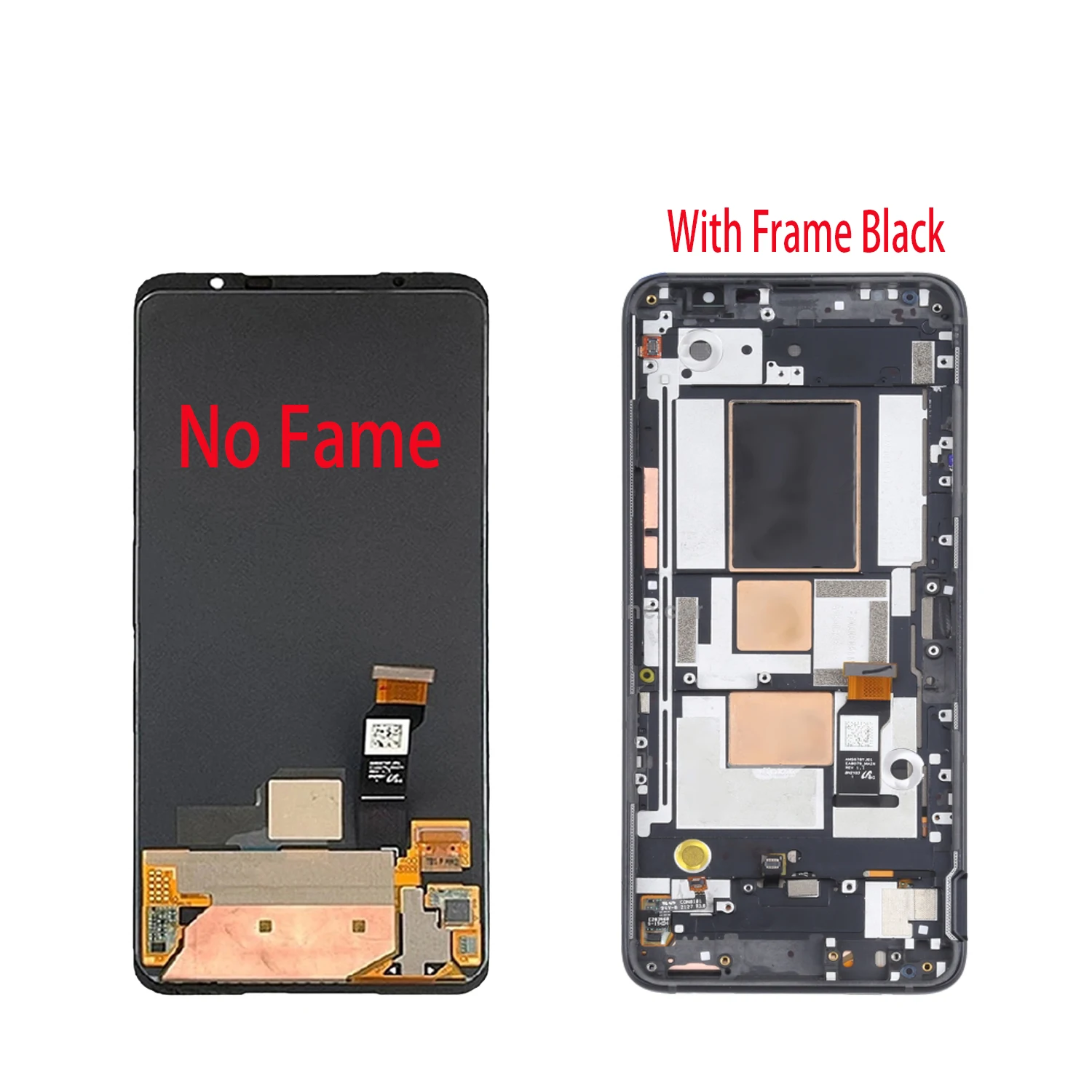 AMOLED For Asus ROG Phone 5s Pro ZS676KS LCD Display Touch Screen Digitizer Assembly For ROG Phone5s Pro LCD