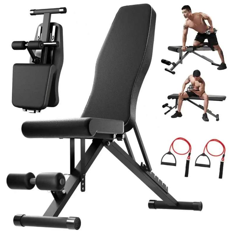 

Adjustable Weight Bench for Full Body Workout Multifunctional Strength Training Dumbbell Bench Press Foldable 1000 lbs Capacity