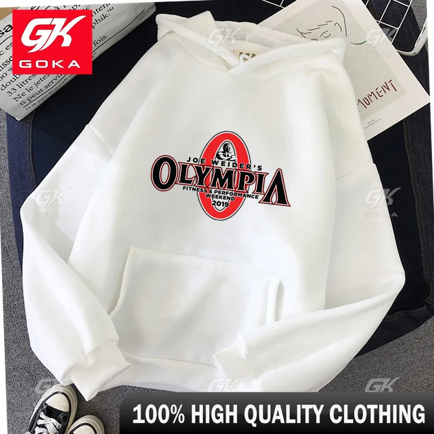 OLYMPIA Printed Gyms Harajuku Funny Women Hoodie Clothes Male Womens Fashion Cool Hip Hop Hoodies Sports Sweatshirt Hoody Unisex