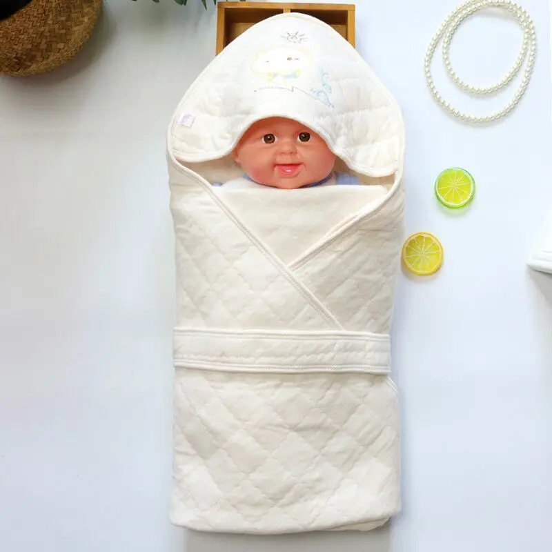 Baby Sleeping Bag 90*90cm Infant New Sleepsack Soft Cotton Swaddle Wrap Swaddling Stroller Wrap Toddler Blanket Sleeping Bags