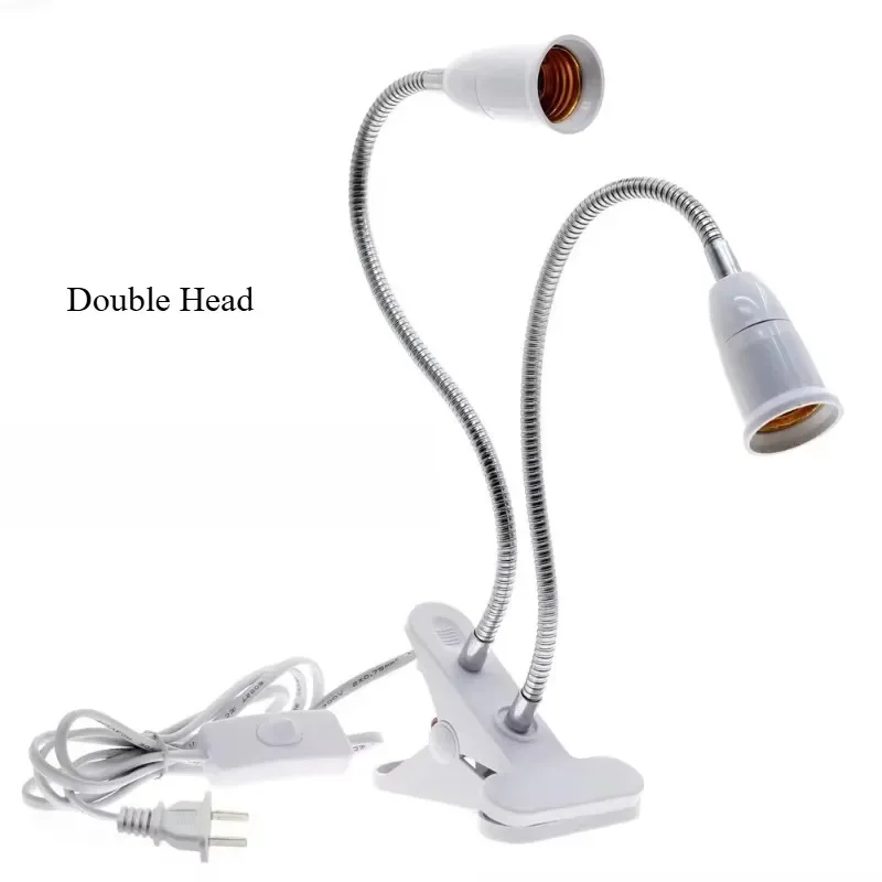 Universal Hose with Switch Direct Plug Swivel Lamp Head Lamp Mouth For E27 Large Screw Lamp Holder Type European plug