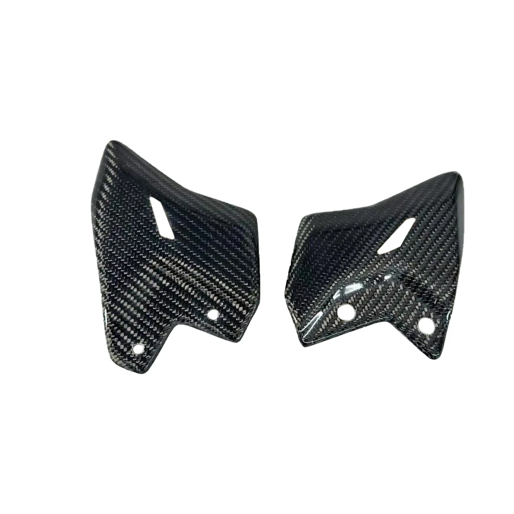 Adatto per Kawasaki Ninja 650-z650 accessori moto pedale posteriore bordo ala bordo di protezione posteriore in fibra di carbonio 2017-2024