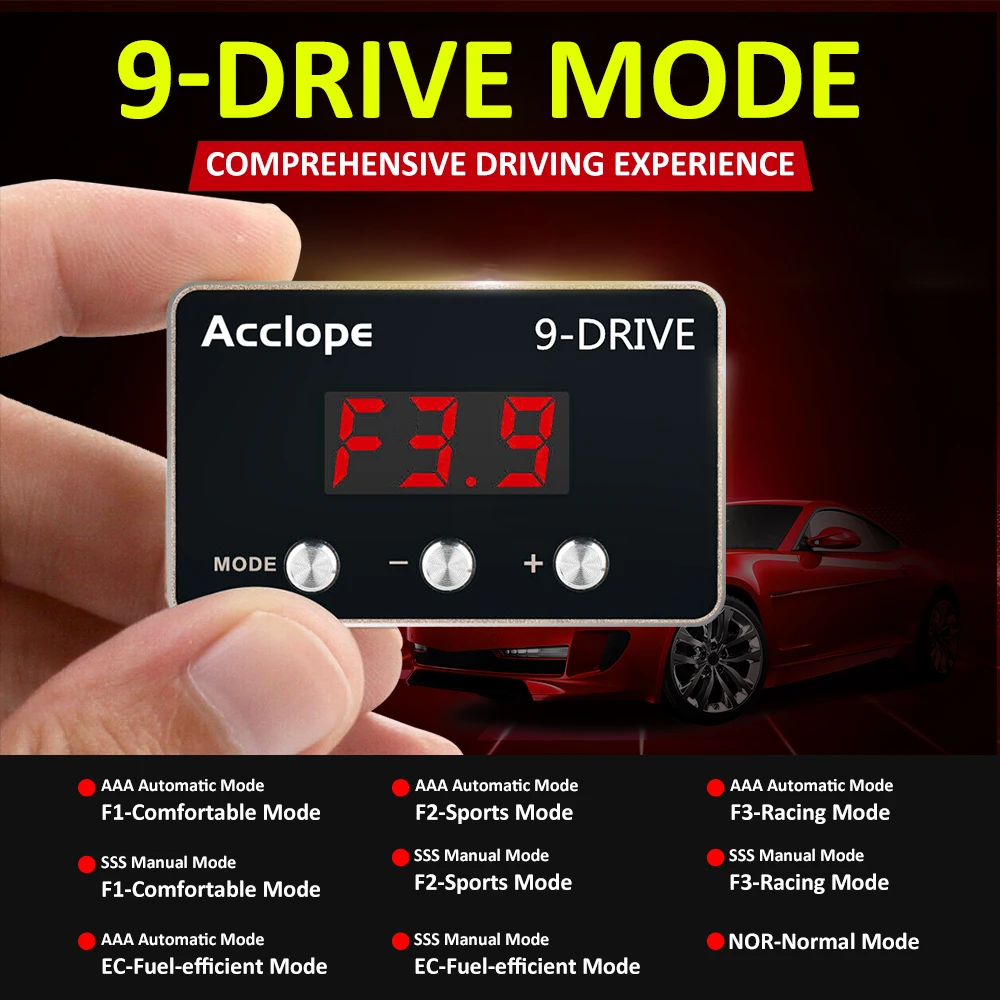 Acclope AP-9 vehicle engine pedal box electronic throttle controller car 9 Drive best throttle controller