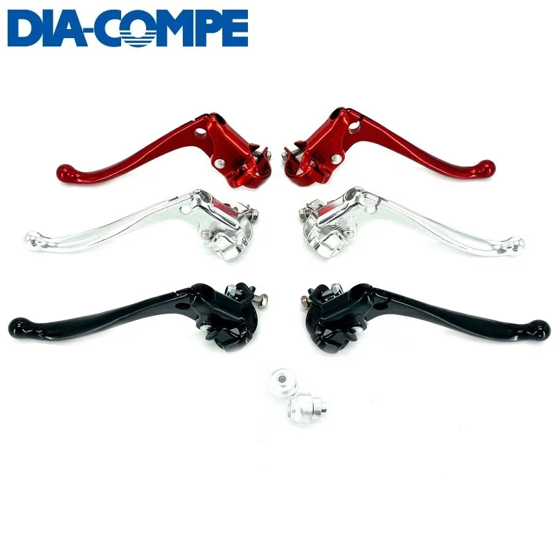 Retro Bike Touring City Bicycle Brake Lever 22.2mm Caliper V Brake Levers Hinged Installation Quick Release Clamp Lever