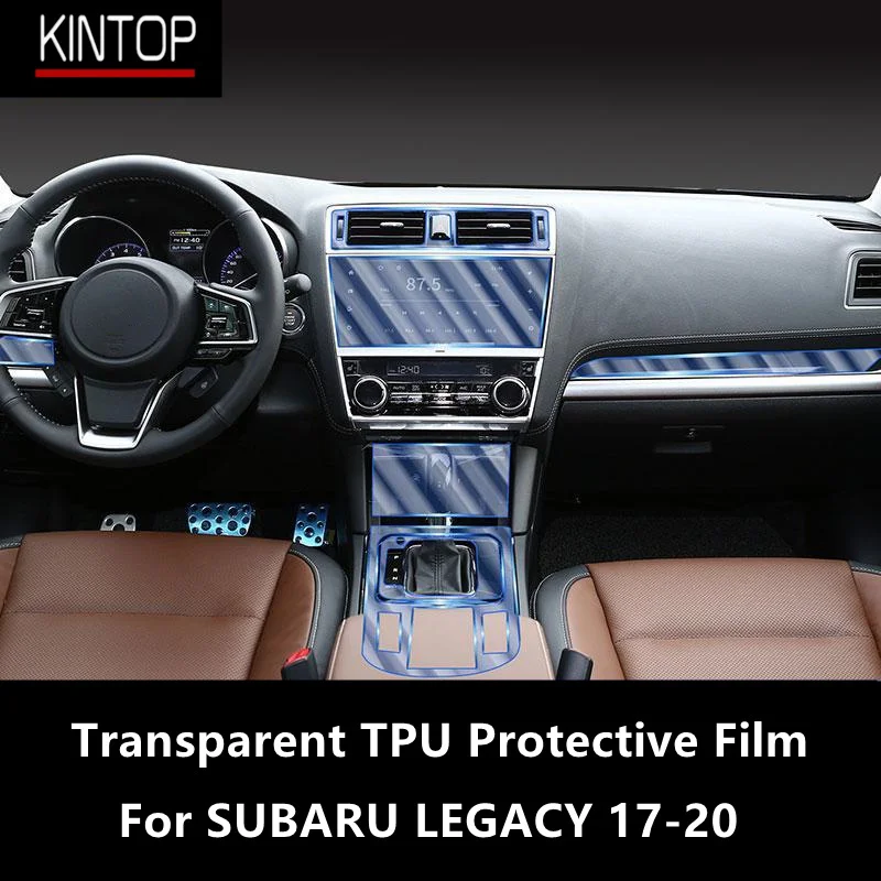 

For SUBARU LEGACY 17-20 Car Interior Center Console Transparent TPU Protective Film Anti-scratch Repair Film Accessories Refit