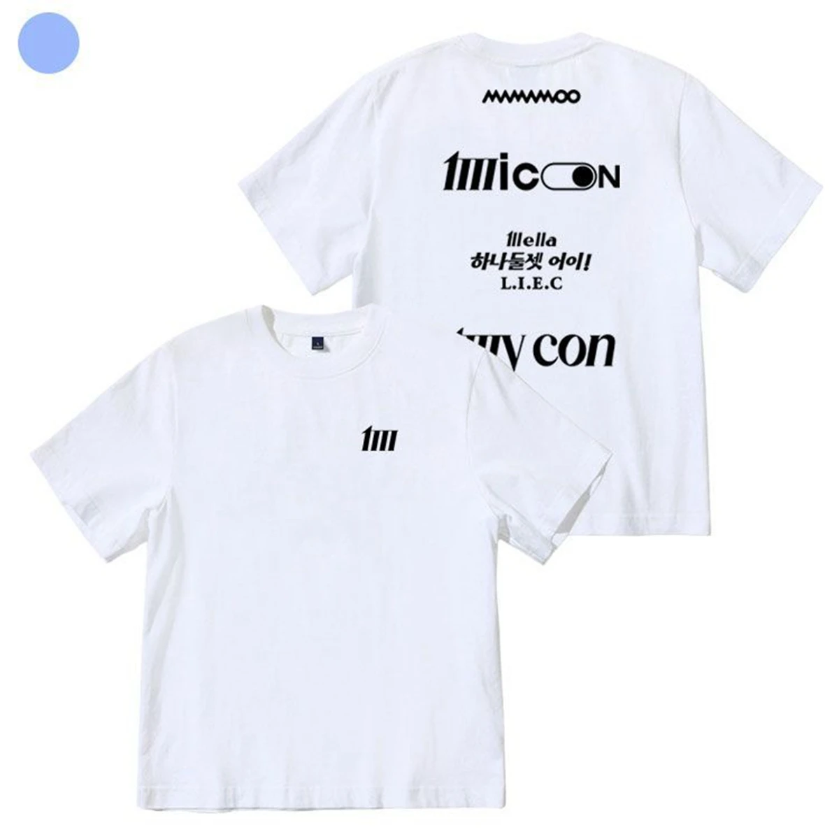 Kpop MAMAMOO MY CON Solar Moon Byul E Man/Women Harajuku T-shirt Round Neck Short Sleeve Casual Unisex Streetwear COTTON Top