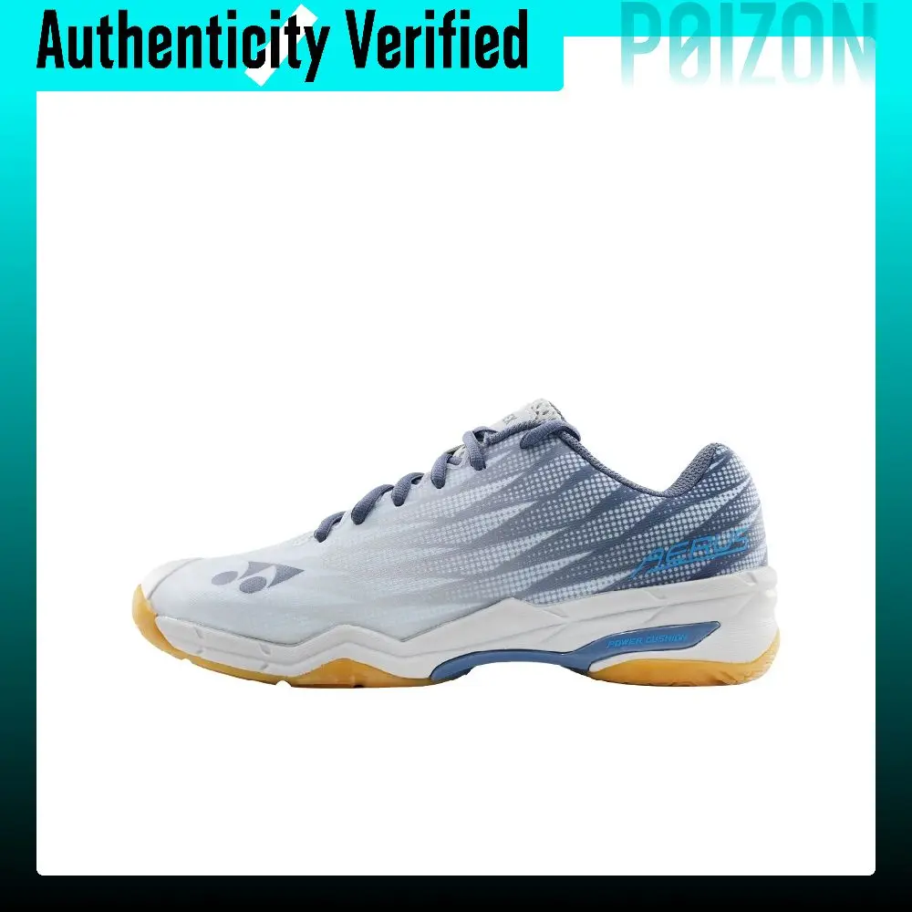YONEX POWER CUSHION AERUS Badminton Shoes Unisex Low-top Gray Blue SHBAX2EX