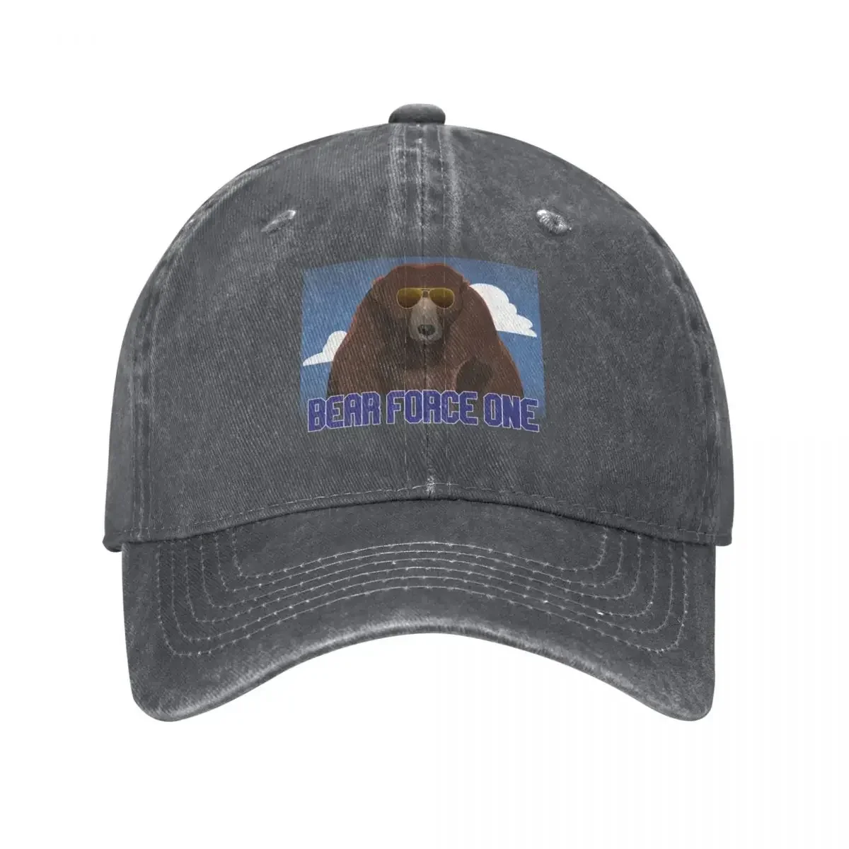 

Bear Force One Baseball Cap Anime Hat hats on offer summer hat Big Size Hat Men Hats Women's